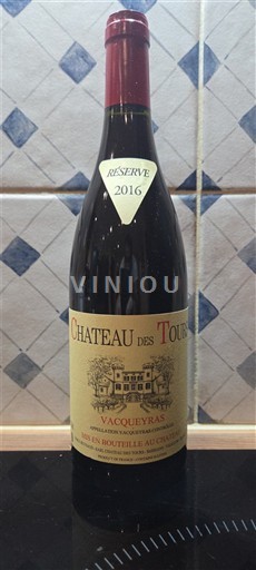 Rhônetal Vacqueyras Château S Tours Réserve 2016