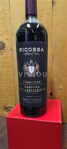 Vina Rouge sec Appassimento Ricossa 2016 Italija Piemont Barbera d'Alba DOC