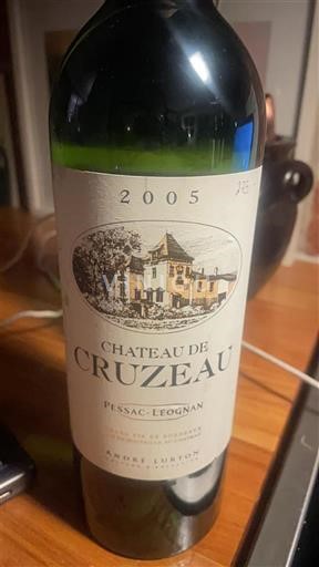 Бордо Пессак-Леоньян Château Cruzeau 2005