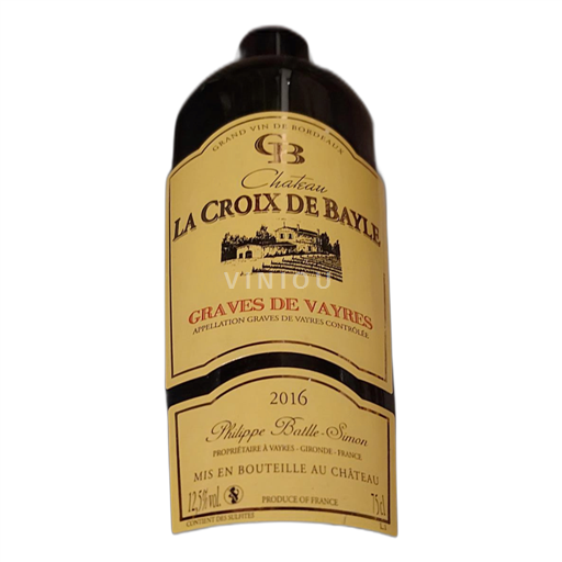 Burdeos Graves-de-vayres Château La Croix de Bayle 2016