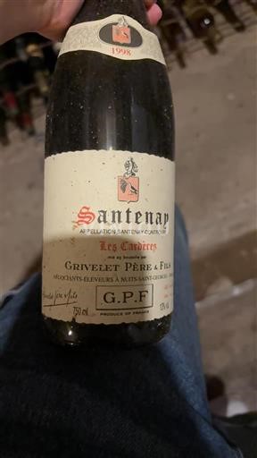 Бургундія Сантене Grivelet Père & Fils Les Charmes 1996