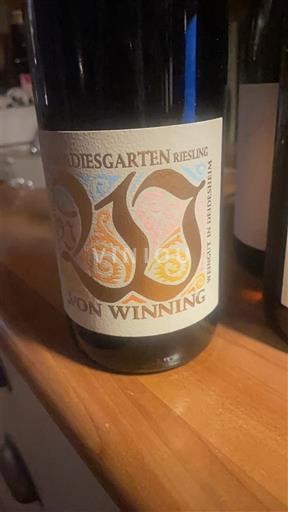 Viner Blanc sec Paradiesgarten Riesling Von Winning 2022 Tyskland Pfalz
