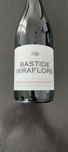 Vinos Rouge sec Syrah & Vieilles Vignes de Grenache Bastide Miraflors 2022 Francia Rosellón Costas del Rosellón AOC