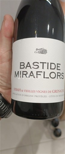 Roussillon Côtes-du-Roussillon Bastide Miraflors Syrah & Vieilles Vignes de Grenache 2022