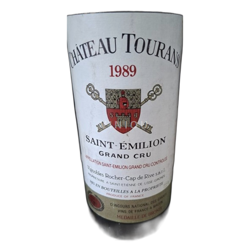 Bordeaux Saint-Émilion Grand Cru Château Tourans 1989