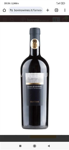 Абруццо Терре ді К'єті Farnese Fantini Edizione Cinque Autoctoni 2018