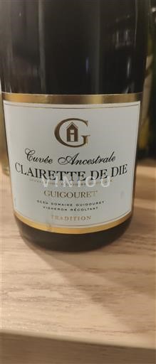 Rhônedalen Clairette de Die Domaine Guicouret Ancestrale Tradition Icke årgångsbetecknad