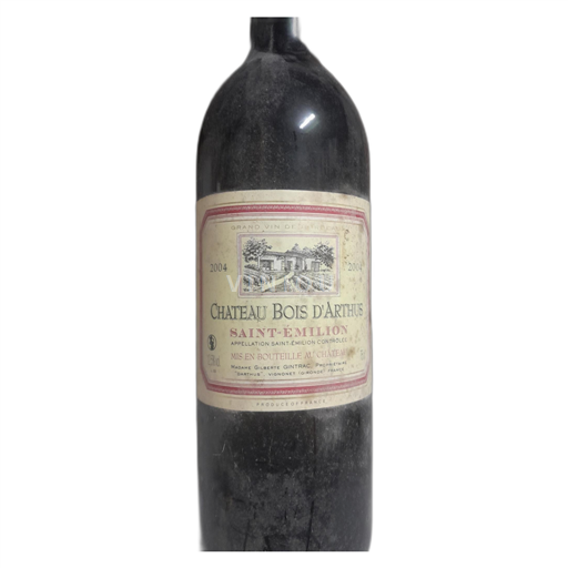 Bordeaux Saint-Émilion Chateau Bois d’Arthus 2004