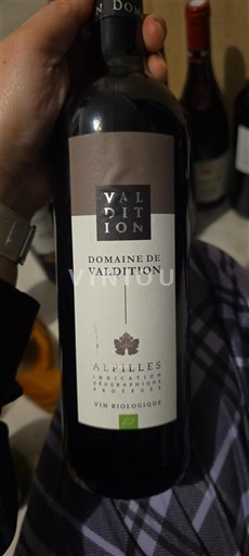 Vinhos Rouge sec Domaine Valdition 2020 França Provence Não especificado AOC