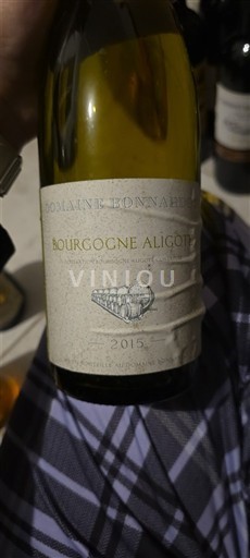 Bourgogne Bourgogne Aligoté Domaine Bonnardot 2015