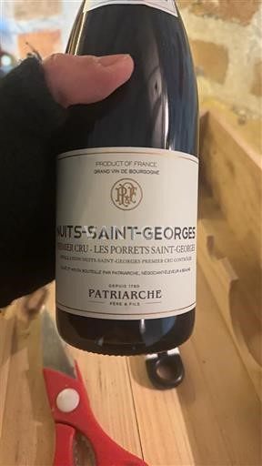 Бургундія Нюї-Сен-Жорж Premier Cru Patriarche Père et Fils Premier Cru Les Porrets Saint-Georges 2013