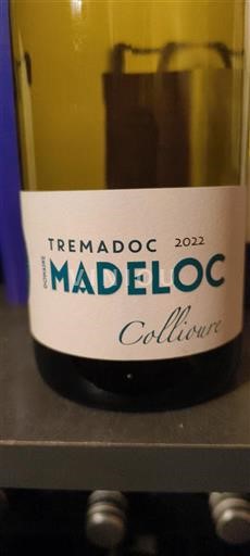 Roussillon Collioure Domaine Madeloc Tremadoc 2022