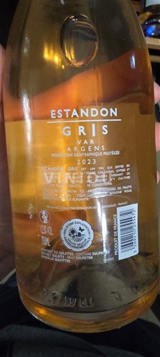 Прованс, низька долина Рони, Корсика Вар Estandon Gris 2023