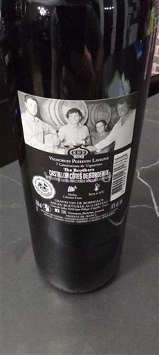 Бордо Кастійон-Кот-де-Бордо Vignobles Portet Laville La Brochette 2019