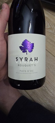 Languedoc y Rosellón País de Oc Rouquet's Syrah 2023
