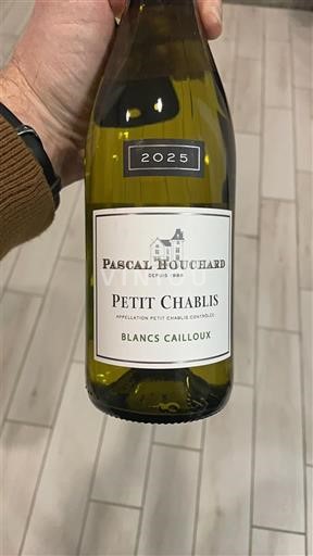 Vin Blanc sec Blancs Cailloux Pascal Bouchard 2025 France Bourgogne Petit-chablis AOC