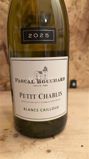 Bourgondië Petit-Chablis Pascal Bouchard Blancs Cailloux 2025