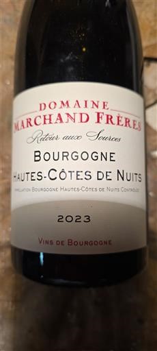 Бургундія Не вказано Domaine Marchand Frères Retour aux Sources 2023