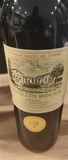 Bordeaux Médoc Chemin Rouge 2012