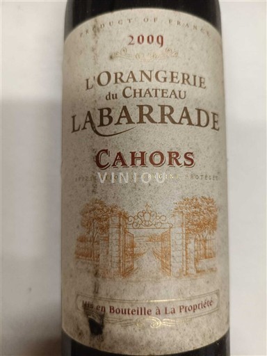 Sud-Ovest Cahors Château Labarrade L'Orangerie 2009