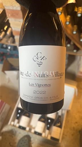 Burgundi Côte de Nuits -kylät Domaine Groffier & Fils Les Vignottes 2022