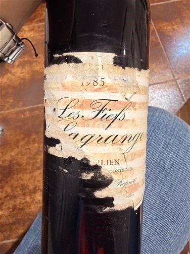 Burdeos Saint-Julien Château Lagrange Les Fiefs de Lagrange 1985