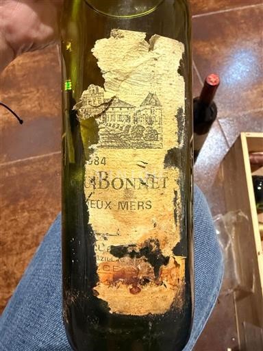 Burdeos Entre dos mares Château Bonnet 1984