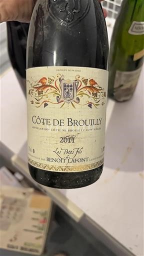 Beaujolais Côte-de-brouilly Benoit Lafont Les Petits Fils 2011