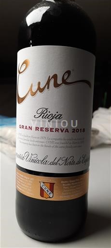 La Rioja Rioja Compañía Vinícola del Norte de España (CUNE) Gran Reserva 2018