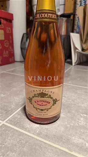 Mousserende vine Rosé brut Cuvée Rosé R. H. Coutier Non millésimé Frankrig Champagne AOC