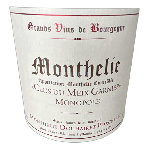 Burgundi Monthélie Monthélie-Douhairet-Porcheret Clos du Meix Garnier Ei vuosikertaa