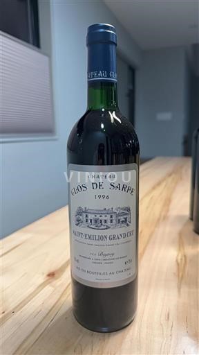 Bordeaux Saint-Émilion Grand Cru Grand Cru Château Clos de Sarpe 1996