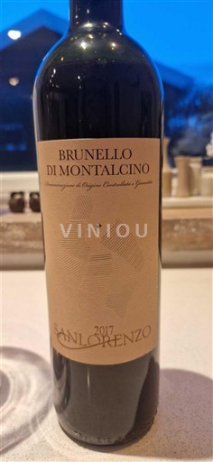 Toscana Brunello di Montalcino San Lorenzo 2017