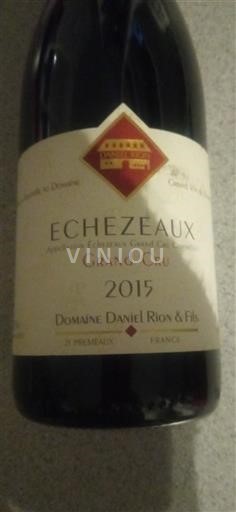Burgundy Échézeaux Grand Cru Domaine Daniel Rion & Fils 2015