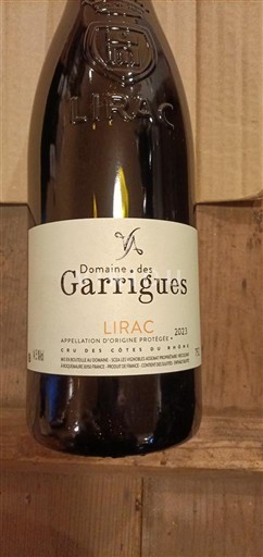 Rhônen laakso Lirac Domaine S Garrigues 2023