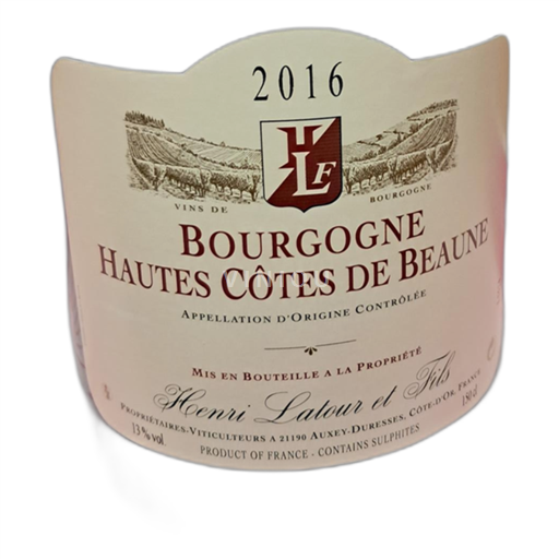 Burgundy Hautes-Côtes de Beaune Henri Latour et Fils 2016