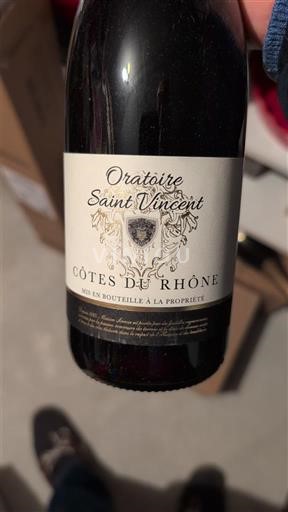 Valle del Ródano Côtes del Ródano Oratoire Saint Vincent 2024