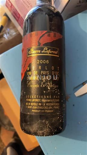 Languedoc Määrittelemätön Domaine Saint Joly Prestige 2006