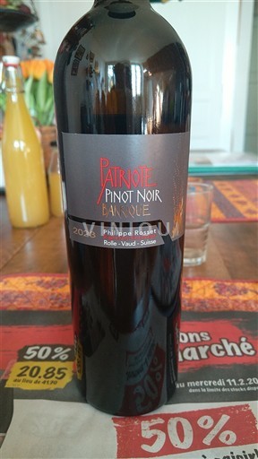 Воґд Не вказано Philippe Rosset Patriote Barrique 2023