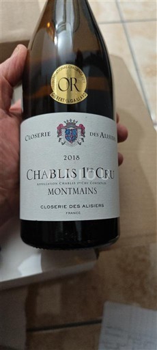 Burgund Chablis Premier Cru Premier Cru Closerie des Alisiers Montmains 2018