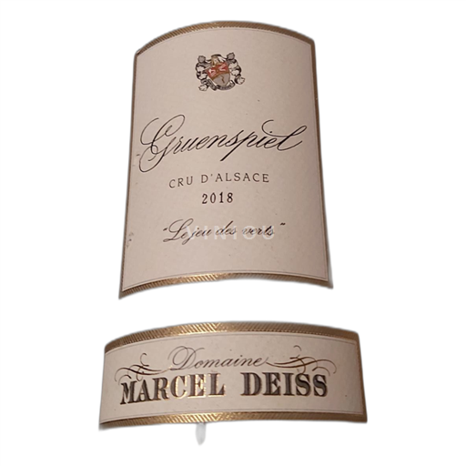 Alsace Ospecificerad Marcel Deiss Gruenspiel 2018