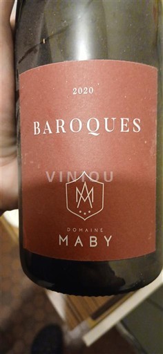 Rhônen laakso Lirac Domaine Maby Baroques 2020