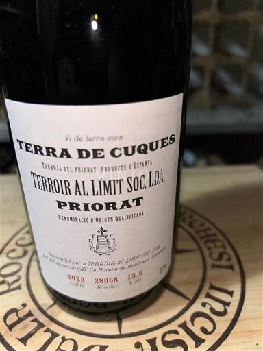 Catalogna Priorato Terroir al Límit Soc. Lda Terra de Cuques 2022