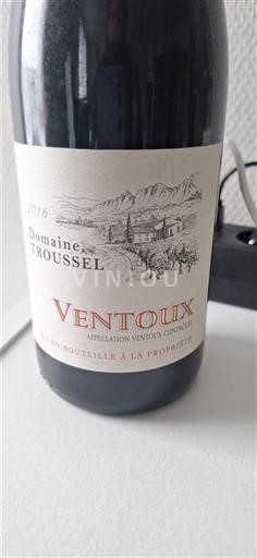Rona dolina Ventoux Domaine Troussel 2016