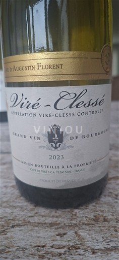 Borgonha Viré-clessé Cave d'Augustin Florent 2023