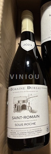 Burgundy Saint-Romain Domaine Doreau Sous-Roche 2023