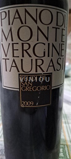 Kampanja Taurasi Feudi di San Gregorio Piano di Montevergine 2009