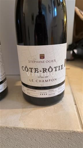 Rhônedalen Côte-rôtie Stéphane Ogier Lieu-dit Le Champon 2020