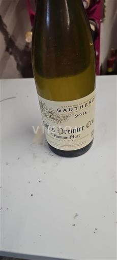 Burgundsko Chablis Premier Cru Gauthery L'Homme Mort 2016