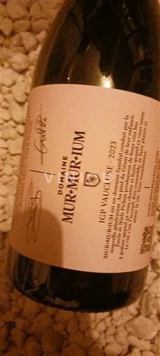 Provenza, bajo valle del Ródano, Córcega Vaucluse Domaine Mur-Mur-Ium 2023